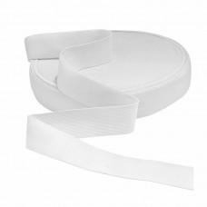 Резинка вязаная 40 мм белый (уп. 50 м)