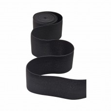 Резинка вязаная 45 мм чёрный