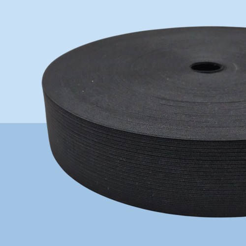 Резинка вязаная 45 мм чёрный