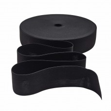 Резинка вязаная 45 мм чёрный (уп. 40 м)
