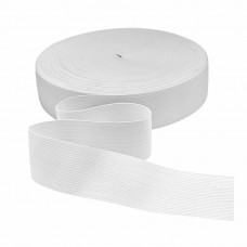 Резинка вязаная 50 мм белый (уп. 50 м)
