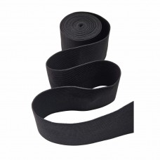 Резинка вязаная 50 мм чёрный