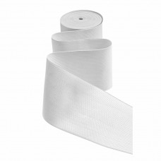 Резинка вязаная 80 мм белый