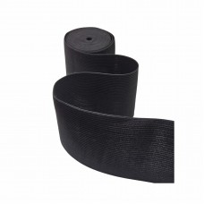 Резинка вязаная 80 мм чёрный