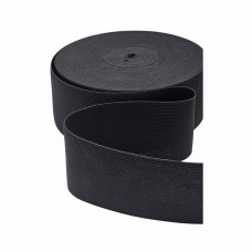 Резинка вязаная 80 мм чёрный (уп. 40 м)