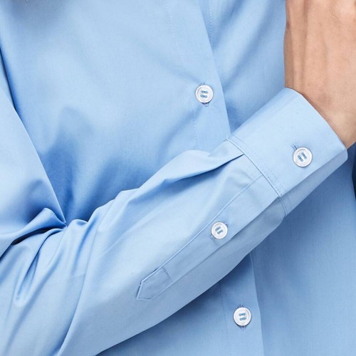 Пуговица рубашечная/блузочная (4 прокола) арт. ST1. L14 - 9 мм белый перламутр (уп. 12 шт)