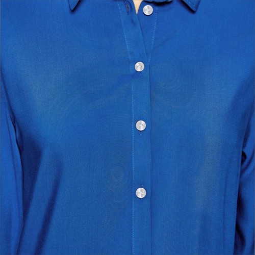 Пуговица рубашечная/блузочная (2 прокола) арт. TOP1. L18 - 11 мм белый перламутр (уп. 12 шт)