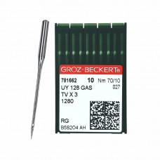 Иглы для промышленных швейных машин UY*128 GAS 70 RG универсальные GROZ-BECKERT (10 шт)