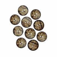 Пуговица кокос (2 прокола) арт. COC1. L18 - 11 мм (уп. 10 шт)