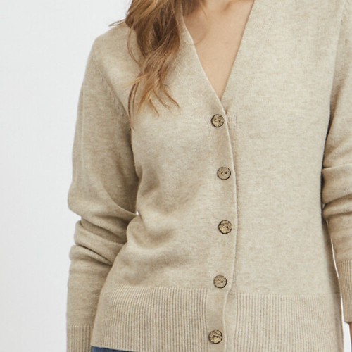 Пуговица кокос (2 прокола) арт. COC1. L24 - 15 мм (уп. 10 шт)