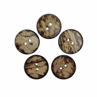 Пуговица кокос (2 прокола) арт. COC1. L32 - 20 мм (уп. 5 шт)