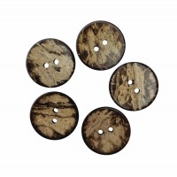 Пуговица кокос (2 прокола) арт. COC1. L36 - 23 мм (уп. 5 шт)