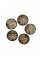 Пуговица кокос (2 прокола) арт. COC1. L36 - 23 мм (уп. 5 шт)