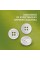 Пуговица P-A1828. 12.5 мм/4 белый (уп. 12 шт)