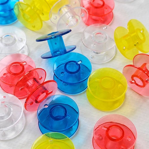 Шпулька для бытовых швейных машин пласт. (набор 10 шт. ассорти)