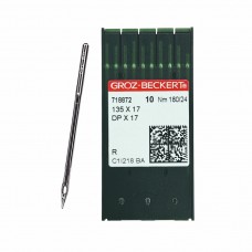 Иглы для промышленных швейных машин DP*17 180 R универсальные GROZ-BECKERT (10 шт)