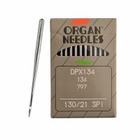 Иглы для промышленных швейных машин DP*5 130 SPI для шелковых тканей ORGAN (10 шт)