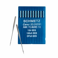 Иглы для промышленных швейных машин UY*128 GAS 70 SES для трикотажа Schmetz (10 шт)