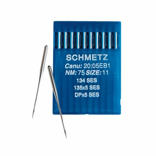 Иглы для промышленных швейных машин UY*128 GAS 75 SES для трикотажа Schmetz (10 шт)